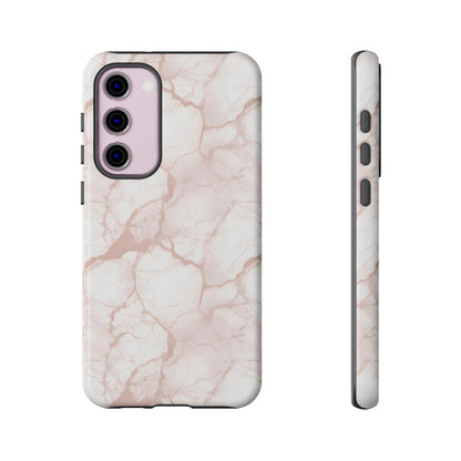 Marble Opulence in Neutral Beige - Tough Phone Case