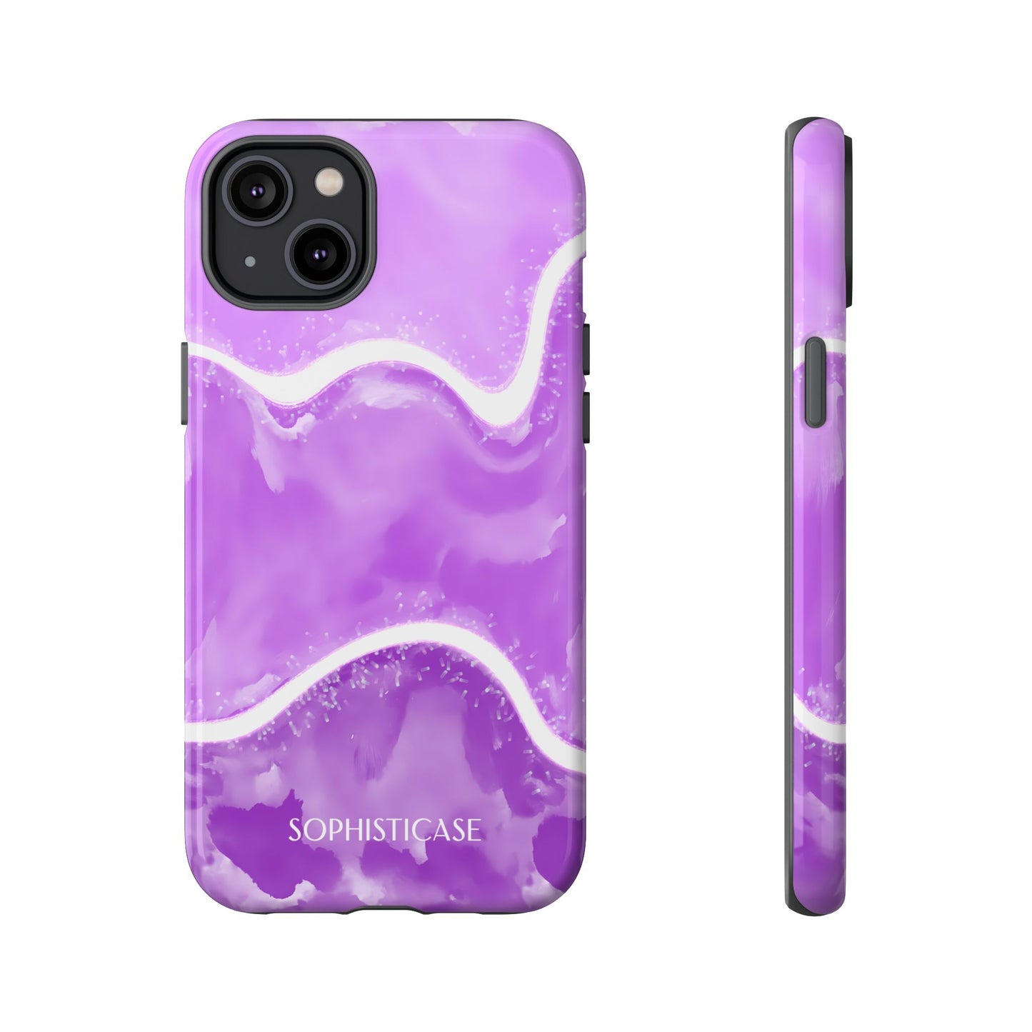 Serenity in Deep Purple - Drop Proof Phone Case for iPhone