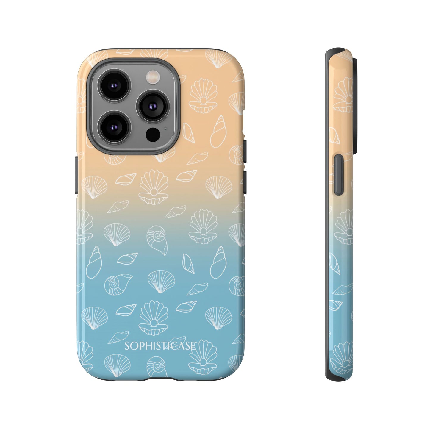 Seashell Society in Sandy Shore - iPhone Case, Samsung Galaxy Case, Google Pixel Case