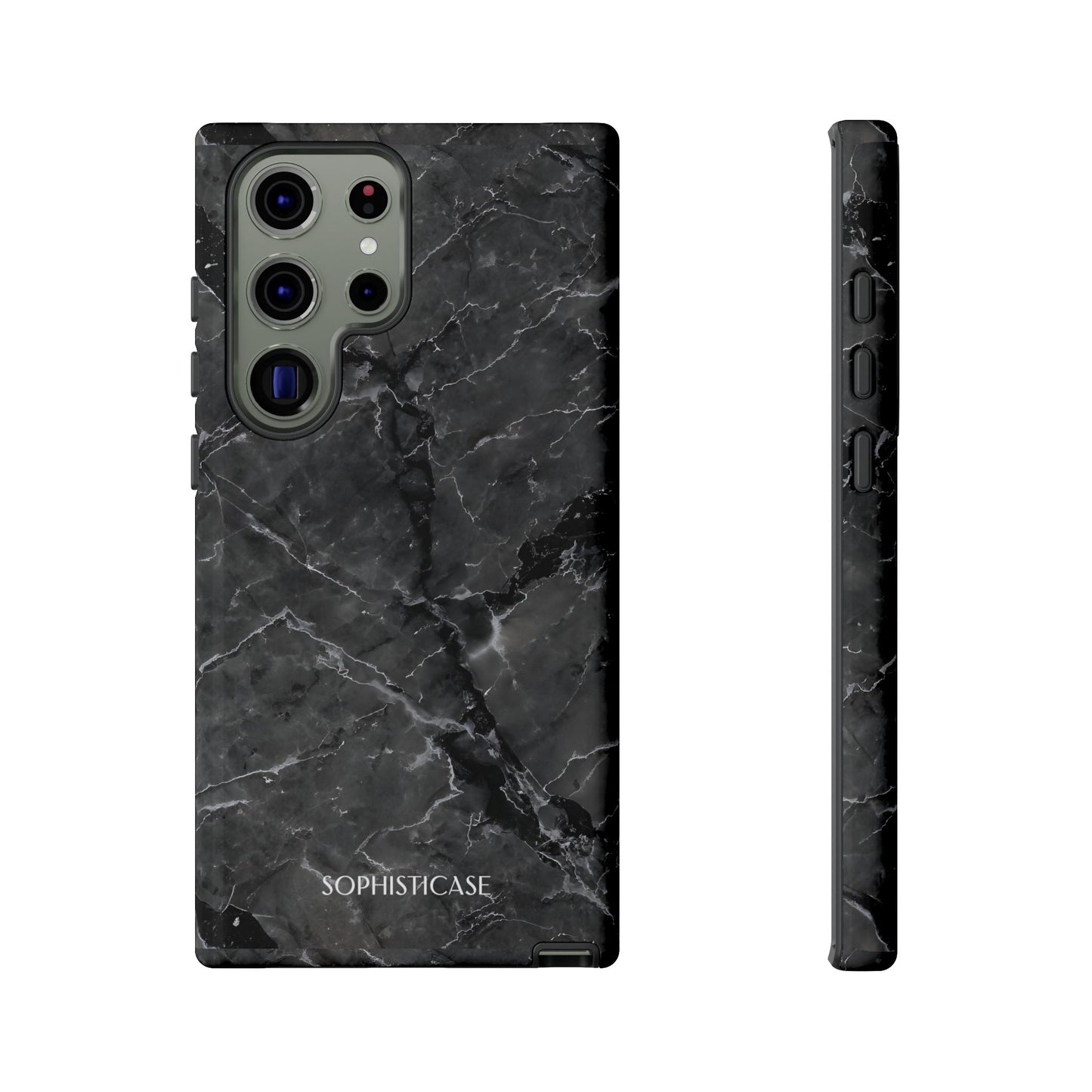Marble Opulence in Black - iPhone Case, Samsung Galaxy Case, Google Pixel Case