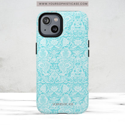 Luxe Lace in Aqua - Magsafe Case