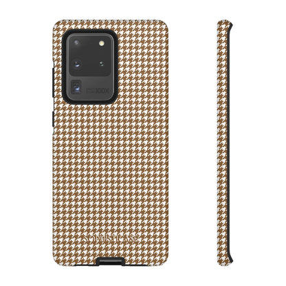 Tough Case - Houndstooth in Brown