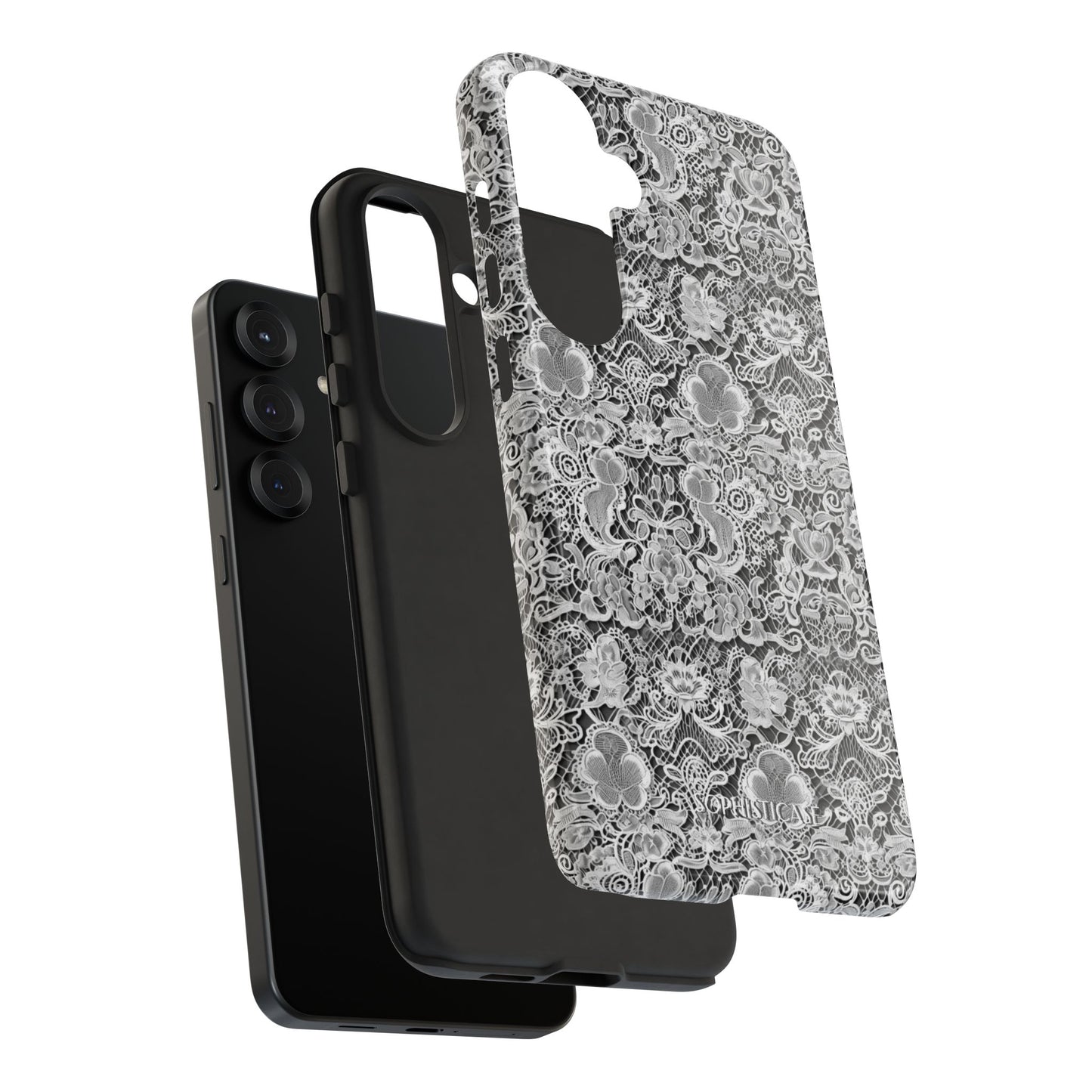 Luxe Lace in Black - iPhone Case, Samsung Galaxy Case, Google Pixel Case