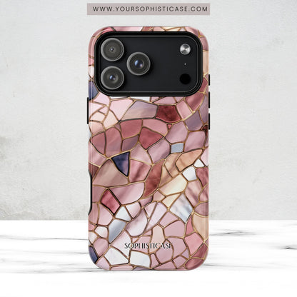 Rose' Runway in Pink Mosaic - Magsafe Case