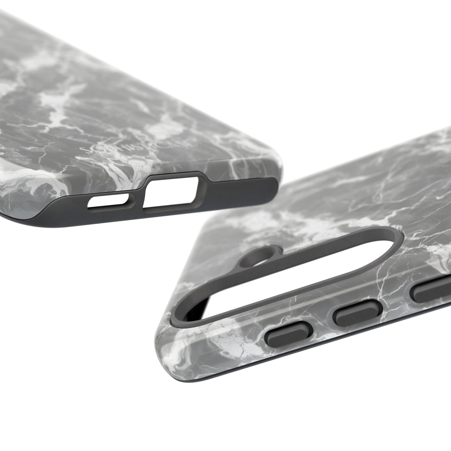 Marble Crush in Charcoal Grey - Tough Phone Case