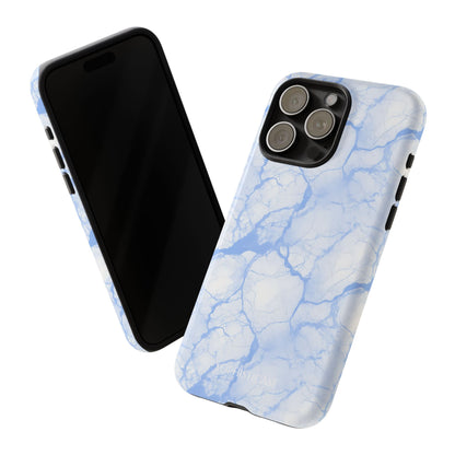 Marble Opulence in Blue - iPhone Case