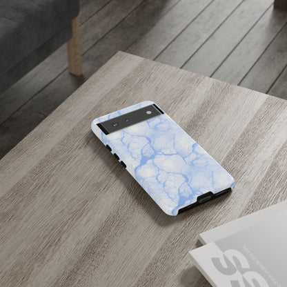 Marble Opulence in Blue - Tough Phone Case