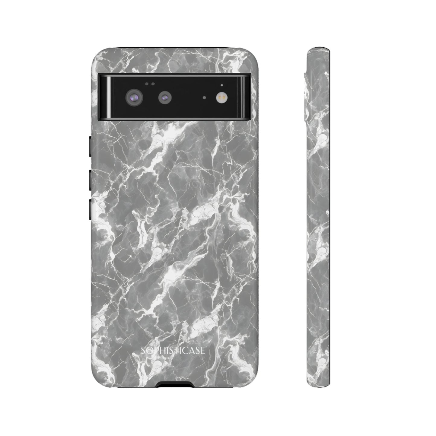 Marble Crush in Charcoal Grey - Tough Phone Case