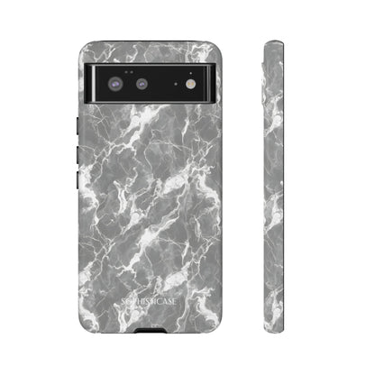 Marble Crush in Charcoal Grey - Tough Phone Case