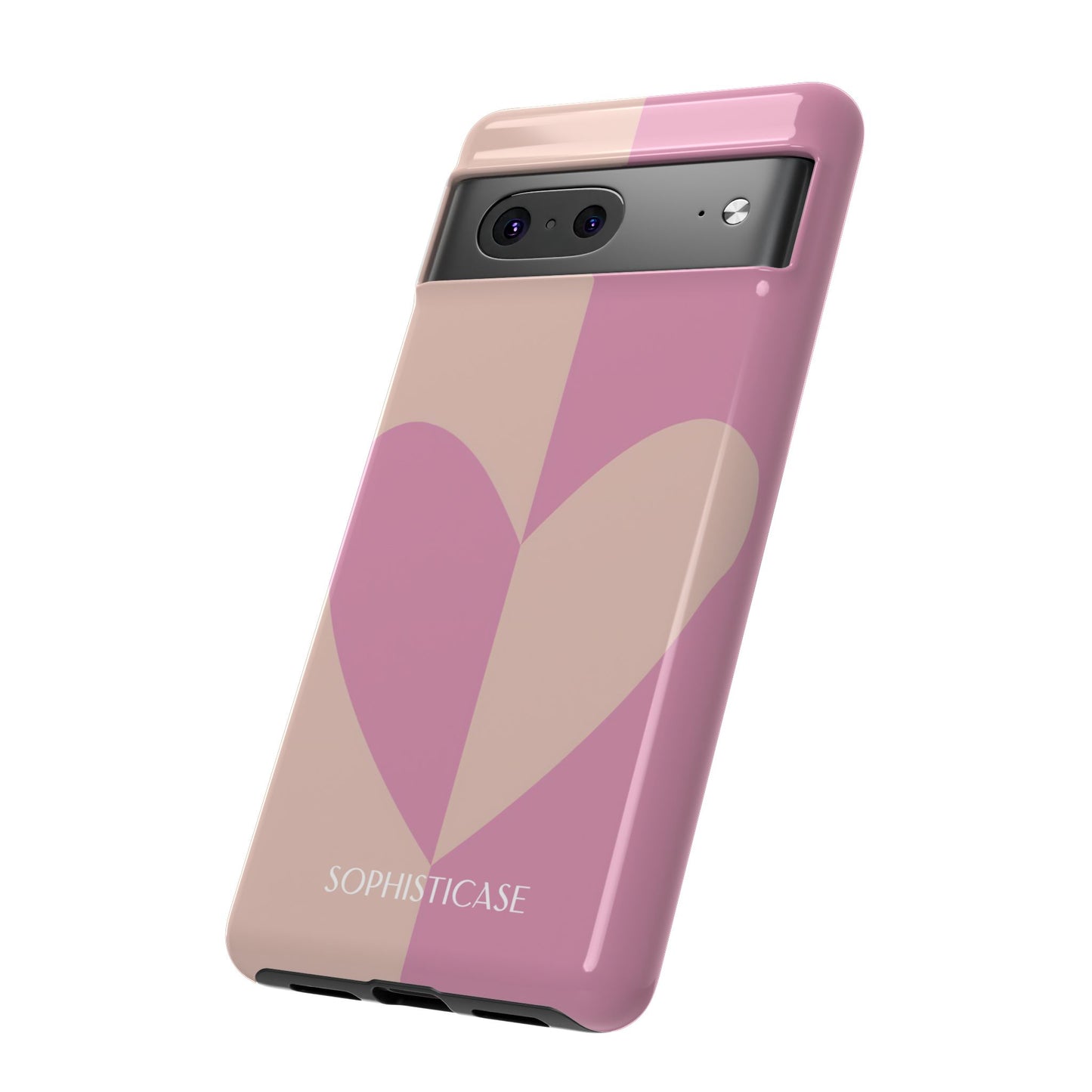 Be Mine in Pink and Brown - iPhone Case, Samsung Galaxy Case, Google Pixel Case