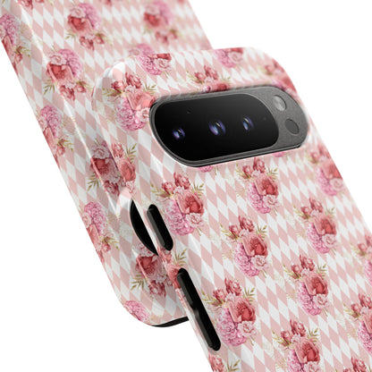 Rose Diamond Romance in Juliette - Tough Phone Case