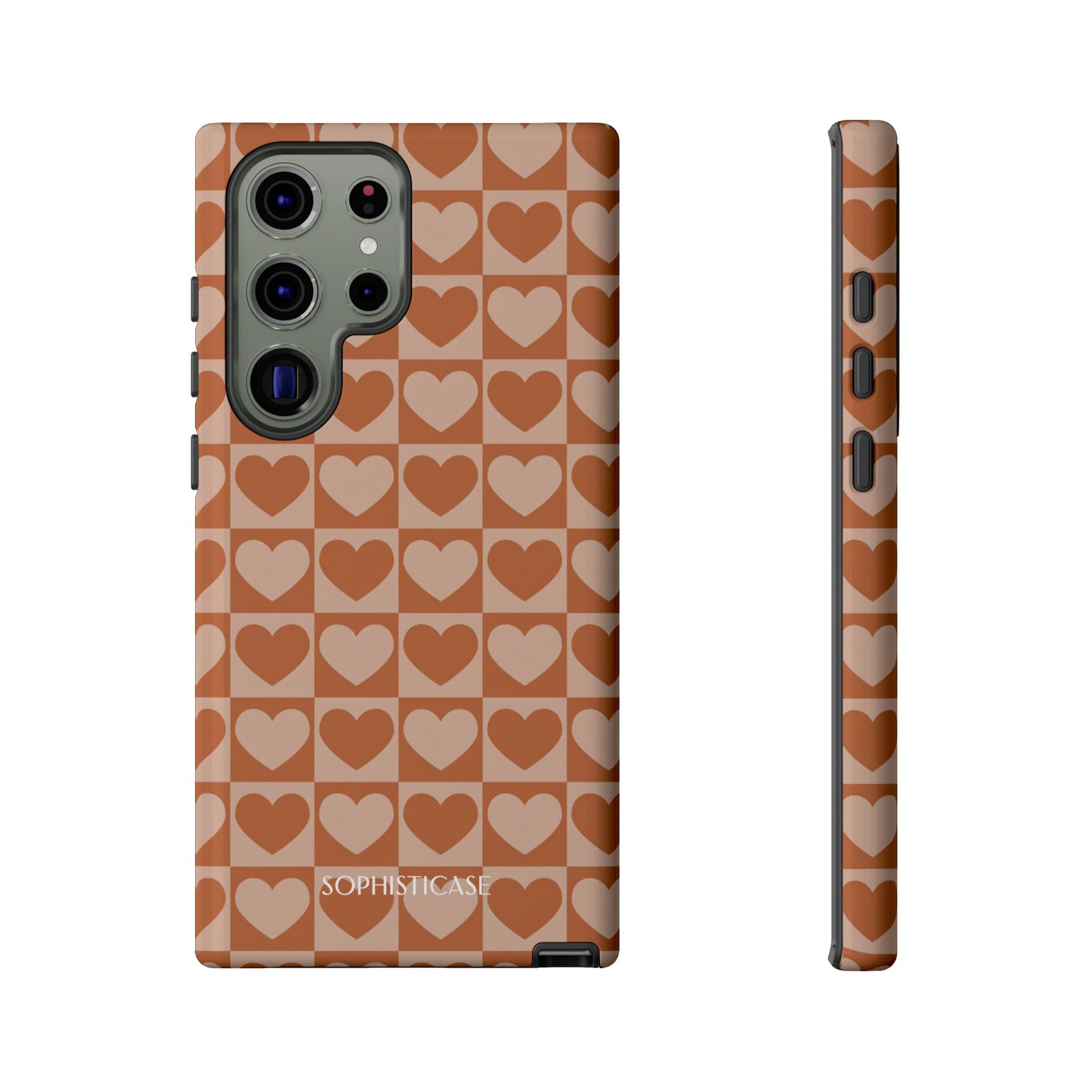 Tough Love in Brown - Tough Phone Case