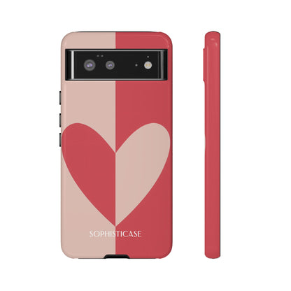 Be Mine in Red and Brown - iPhone Case, Samsung Galaxy Case, Google Pixel Case