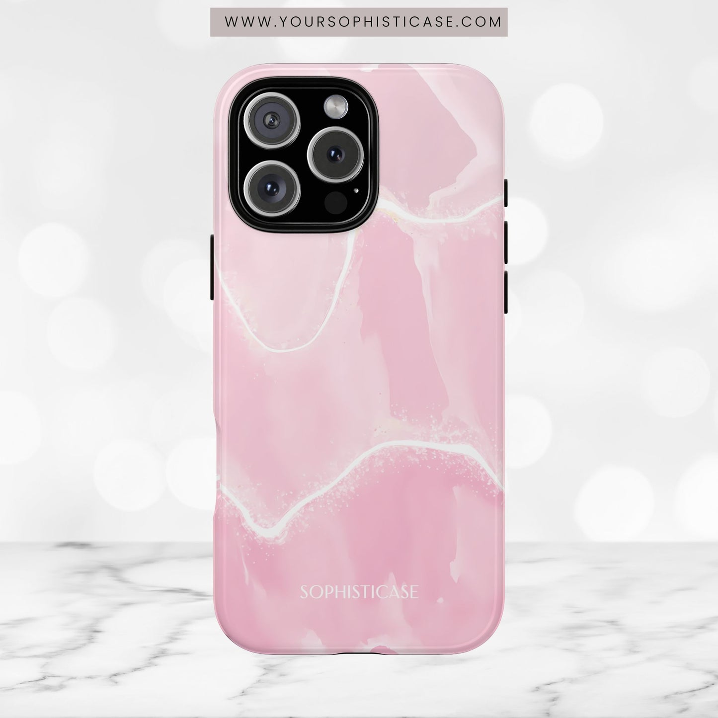 Serenity in Light Pink - iPhone Case