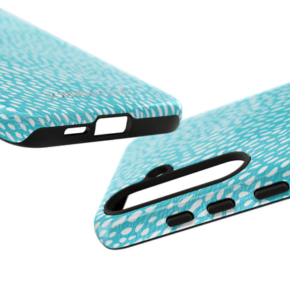 Oh Deer! in Aqua - Tough Phone Case for Samsung Galaxy