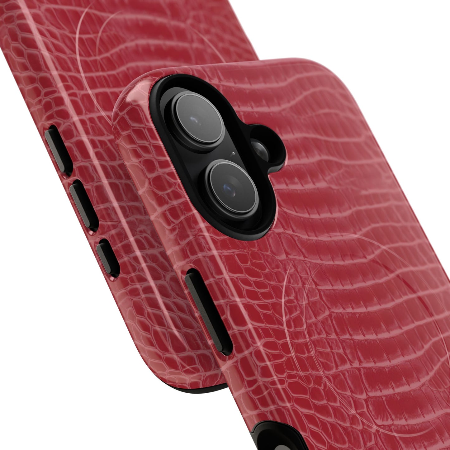 Luxe Leather in Cherry Red - Magsafe Case
