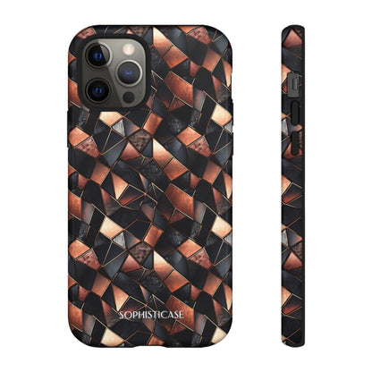 Rose' Runway in Noir Mosaic - Tough Phone Case