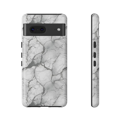 Marble Opulence in Charcoal Grey - Tough Phone Case