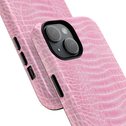 Luxe Leather in Pink - Magsafe Case