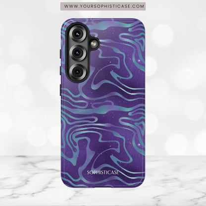 Cosmic Gold in Blue & Purple - iPhone Case, Samsung Galaxy Case, Google Pixel Case