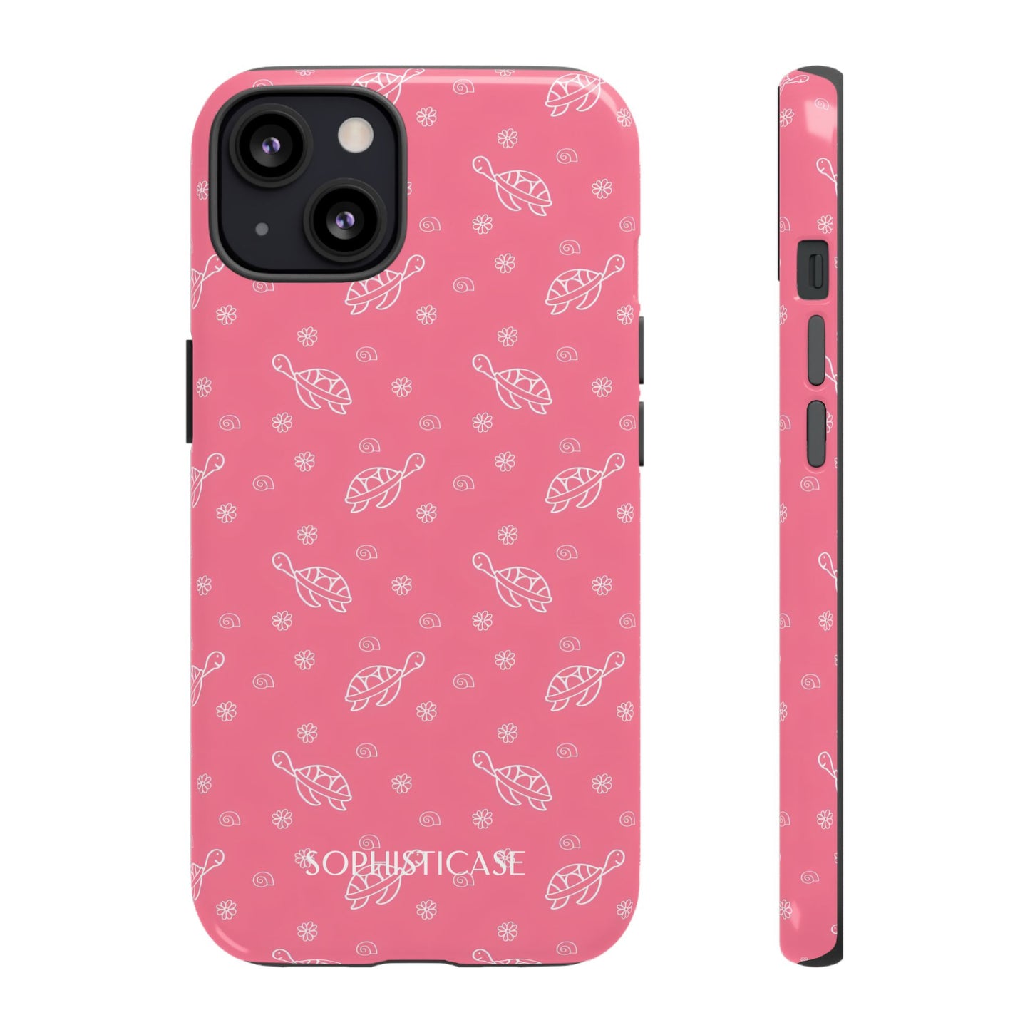 Turtle Island in Pink - Protective iPhone Case