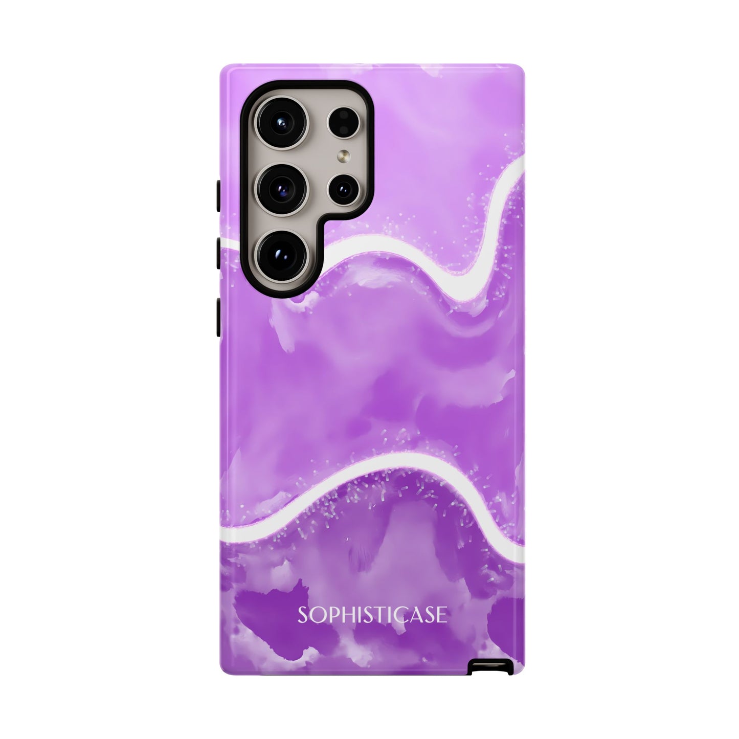 Serenity in Deep Purple - Protective Phone Case for Samsung Galaxy