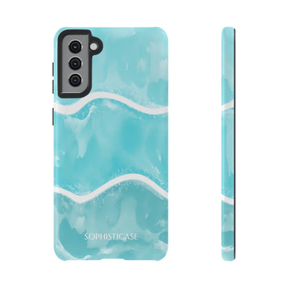 Serenity in Aqua - Drop Proof Phone Case for Samsung Galaxy