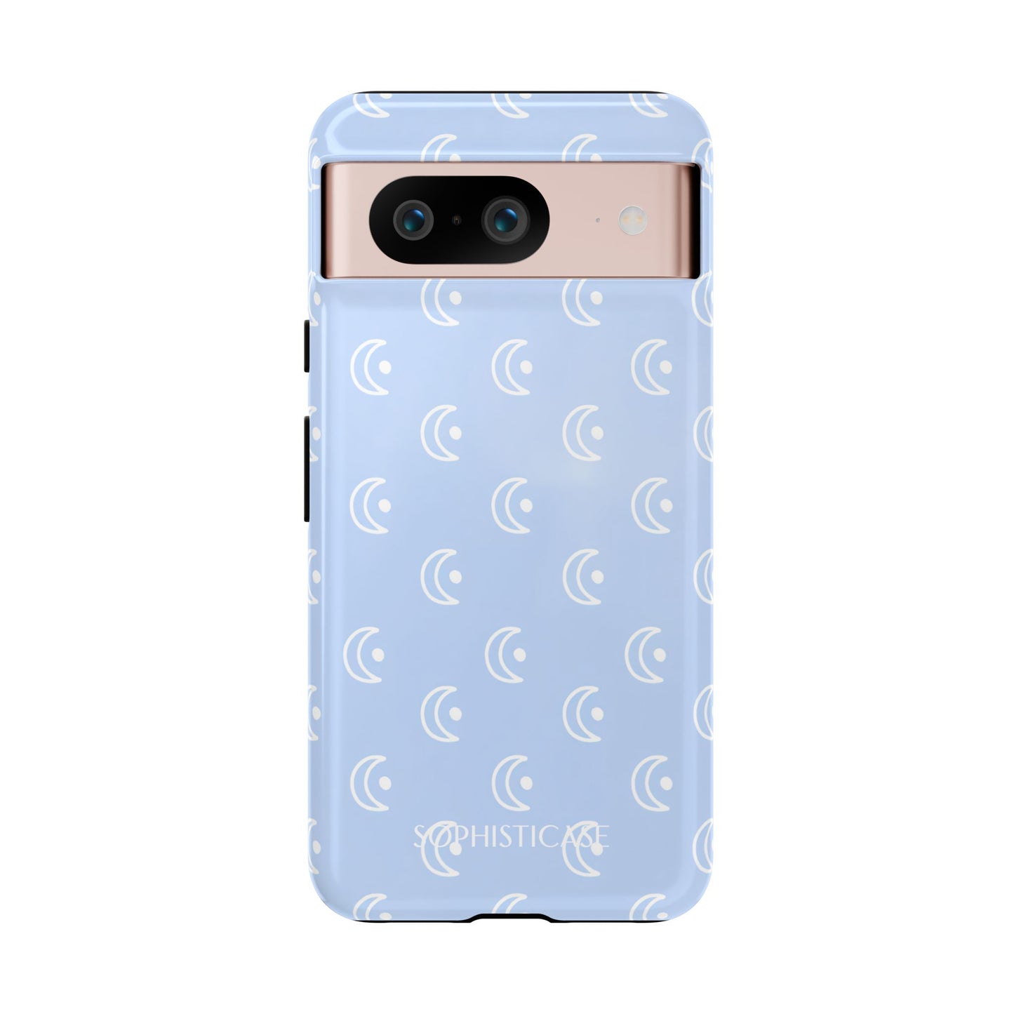 Moon Phase in Baby Blue - Tough Phone Case for Google Pixel