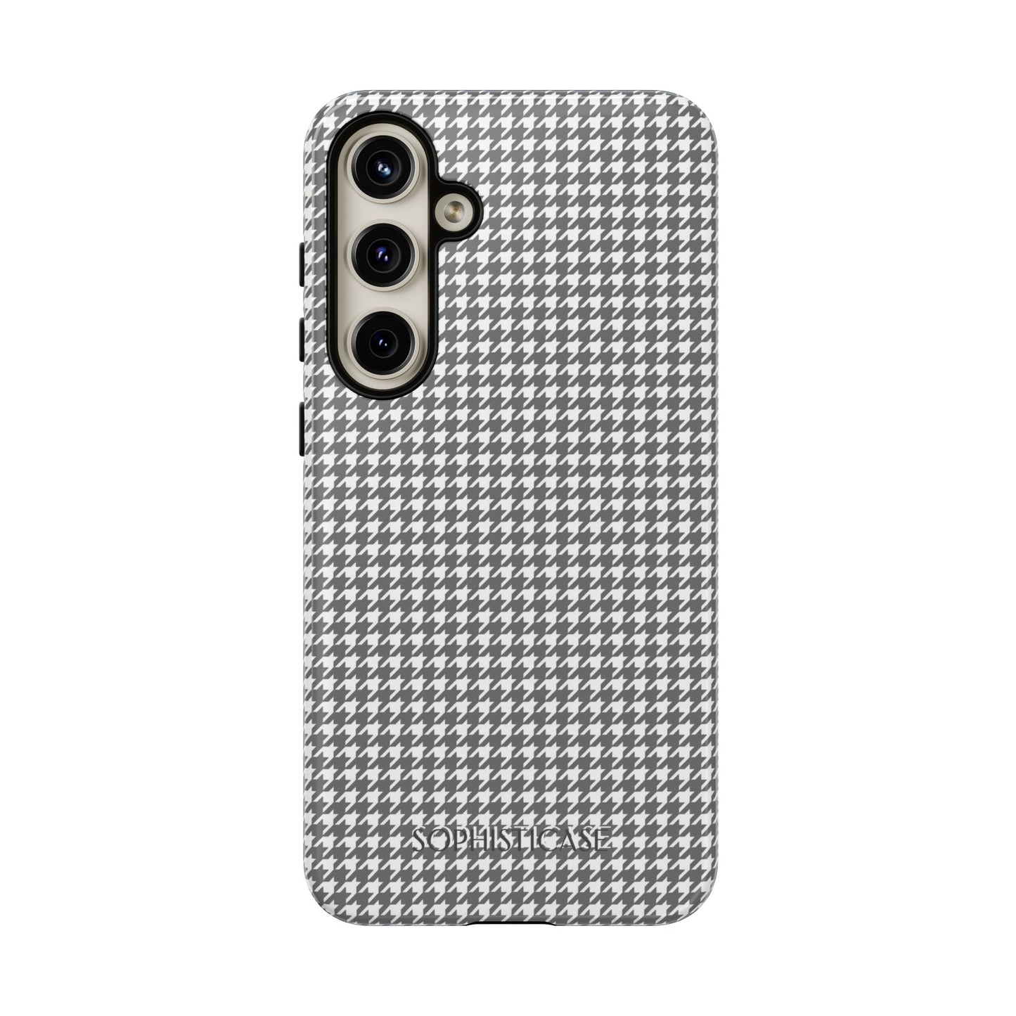 Tough Case - Houndstooth in Grey