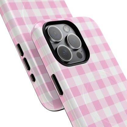 Gingham in Pink - Magsafe Case
