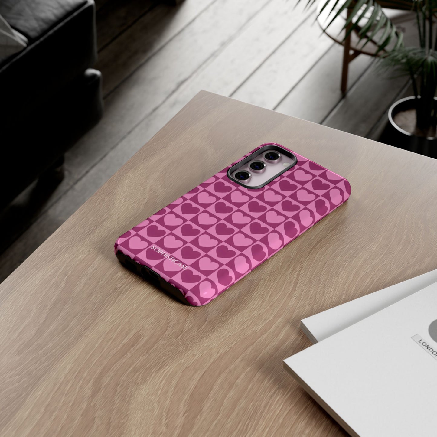 Tough Love in Purple - Tough Phone Case