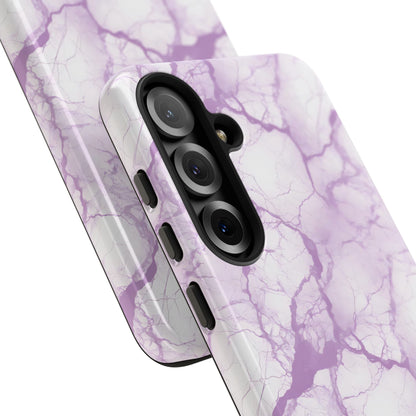 Marble Opulence in Purple - Tough Phone Case