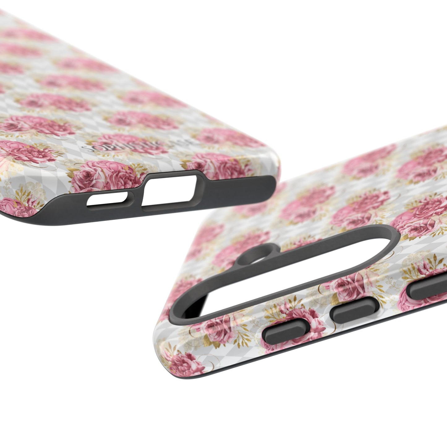 Rose Diamond Romance in Colette - Tough Phone Case