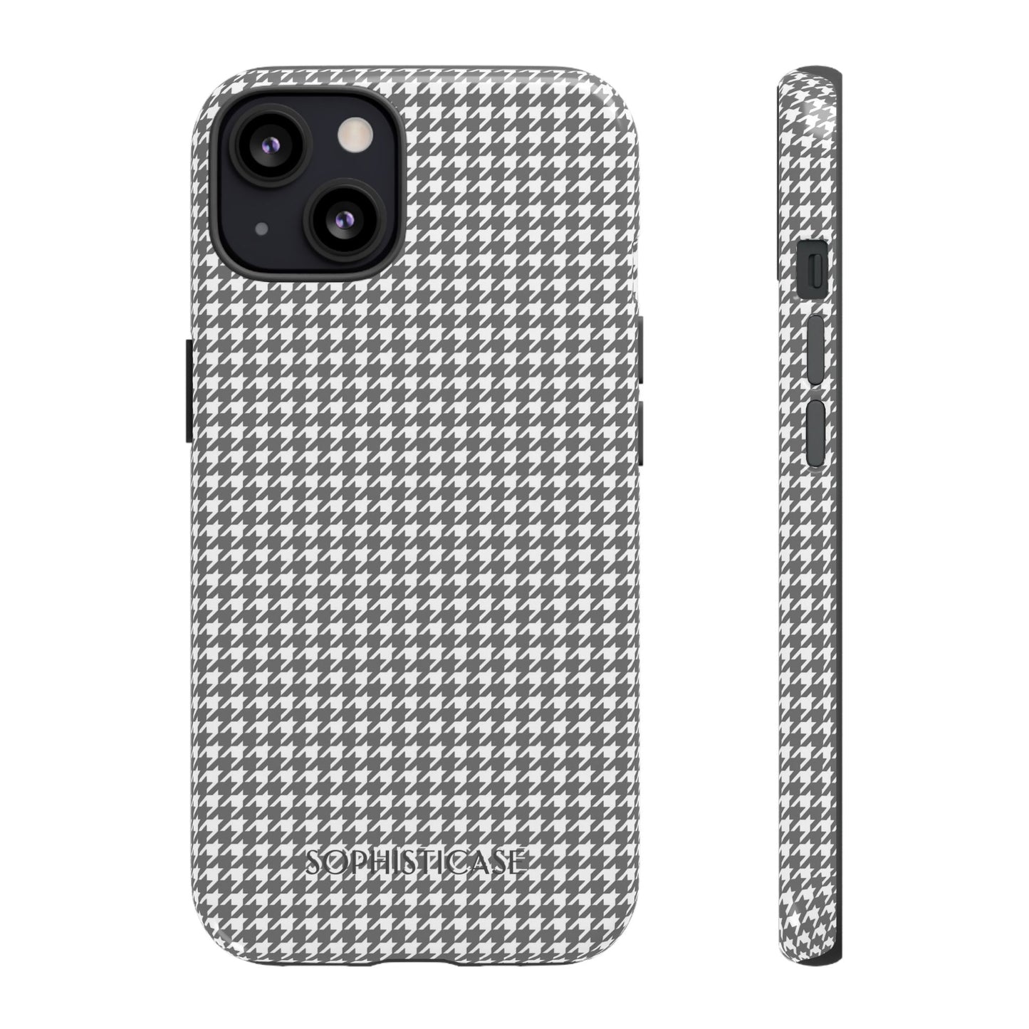 Tough Case - Houndstooth in Grey