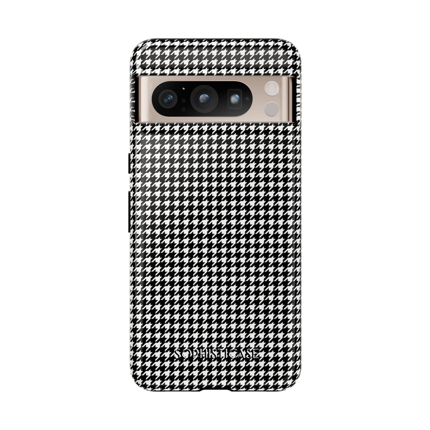 Tough Case - Houndstooth in Black