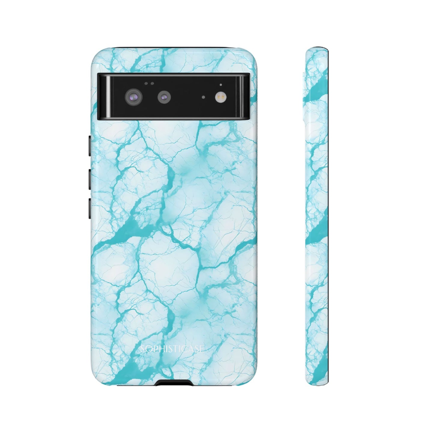 Marble Opulence in Aqua - Tough Phone Case