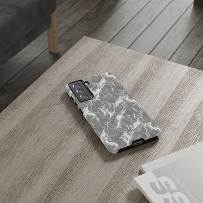 Marble Crush in Charcoal Grey - Tough Phone Case