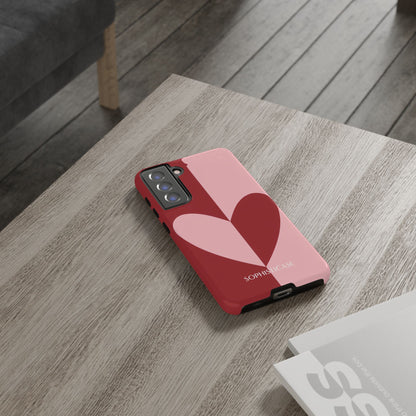 Be Mine in Red and Pink - iPhone Case, Samsung Galaxy Case, Google Pixel Case