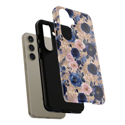 Royal Floral in Navy Blush - Tough Phone Case
