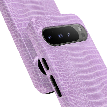 Luxe Leather in Purple - Tough Phone Case