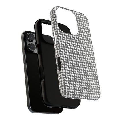 Tough Case - Houndstooth in Grey