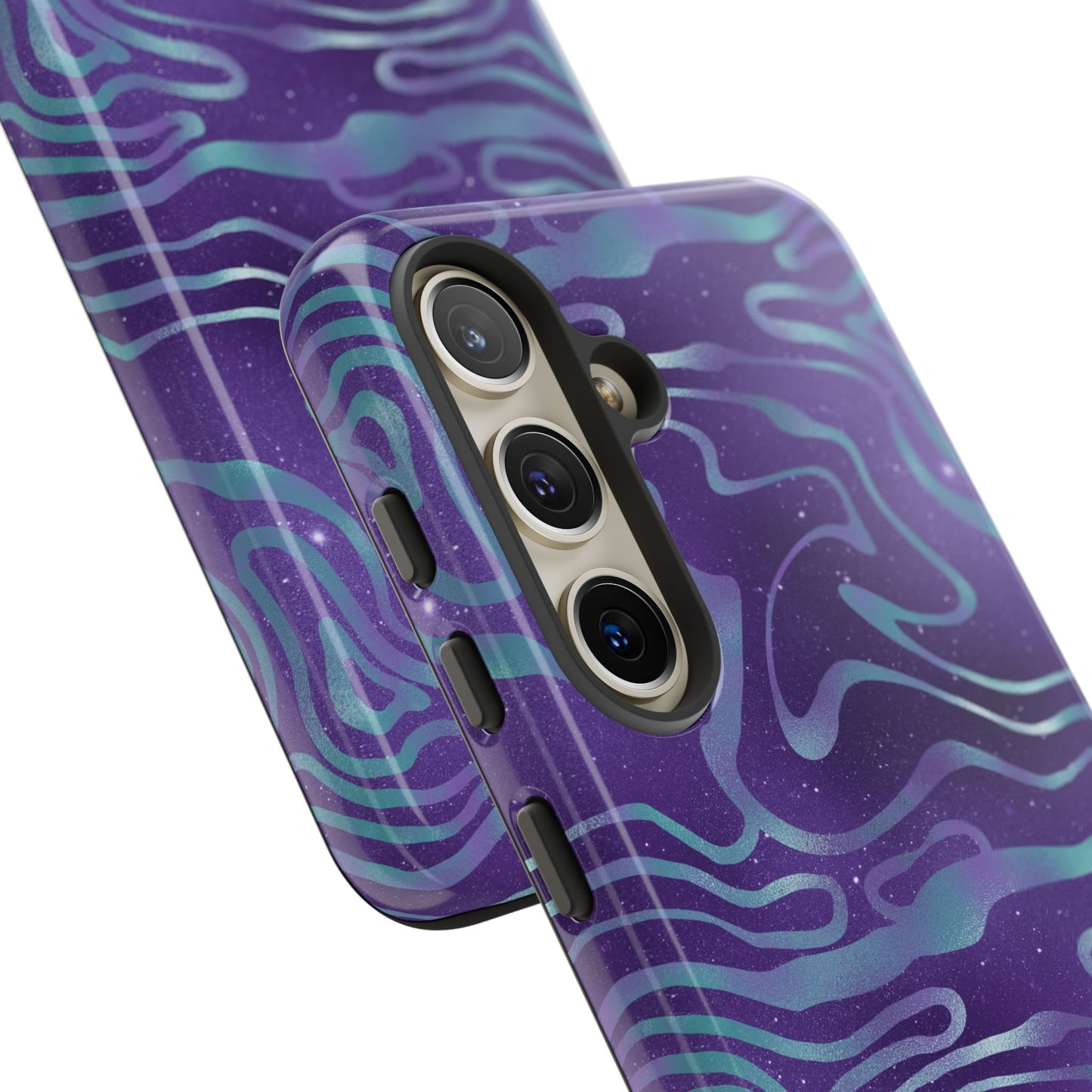 Cosmic Gold in Blue & Purple - iPhone Case, Samsung Galaxy Case, Google Pixel Case