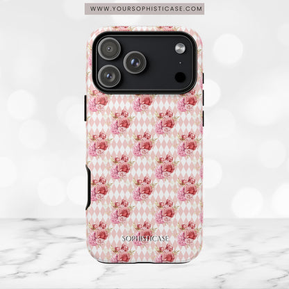 Rose Diamond Romance in Juliette - Tough Phone Case