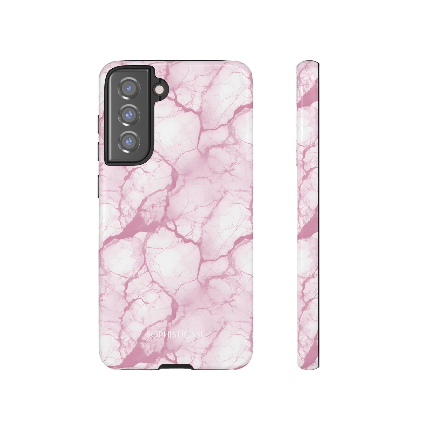 Marble Opulence in Pink - Tough Phone Case