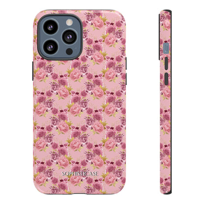 Rose Diamond Romance in Amelie - Tough Phone Case