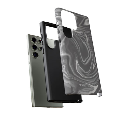 Liquid Dreams in Charcoal - Tough Phone Case