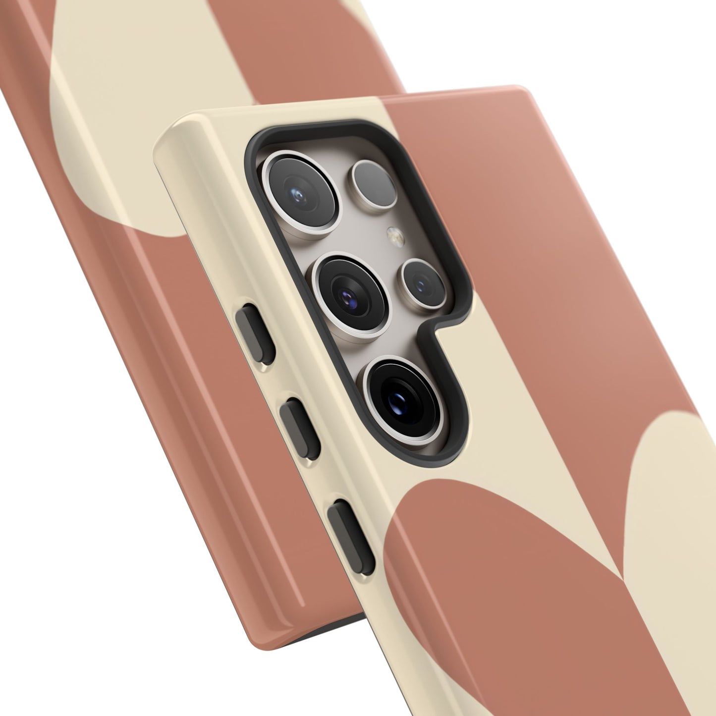 Be Mine in Brown and Cream - iPhone Case, Samsung Galaxy Case, Google Pixel Case