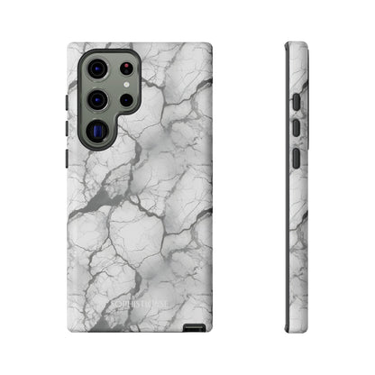 Marble Opulence in Charcoal Grey - Tough Phone Case