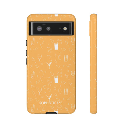 Cocktail Hour in Yellow - Tough Phone Case for Google Pixel