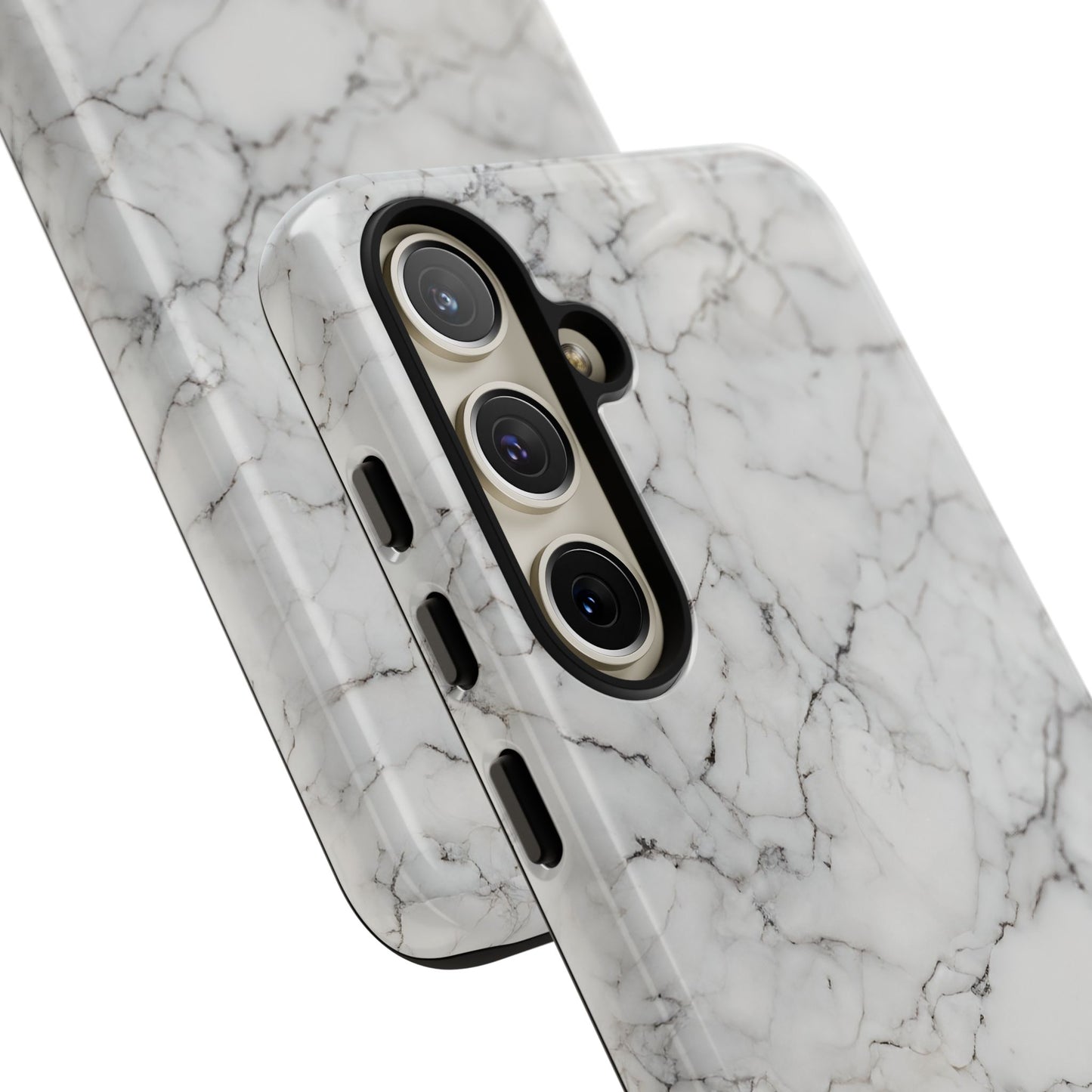 Marble Opulence in White - iPhone Case, Samsung Galaxy Case, Google Pixel Case